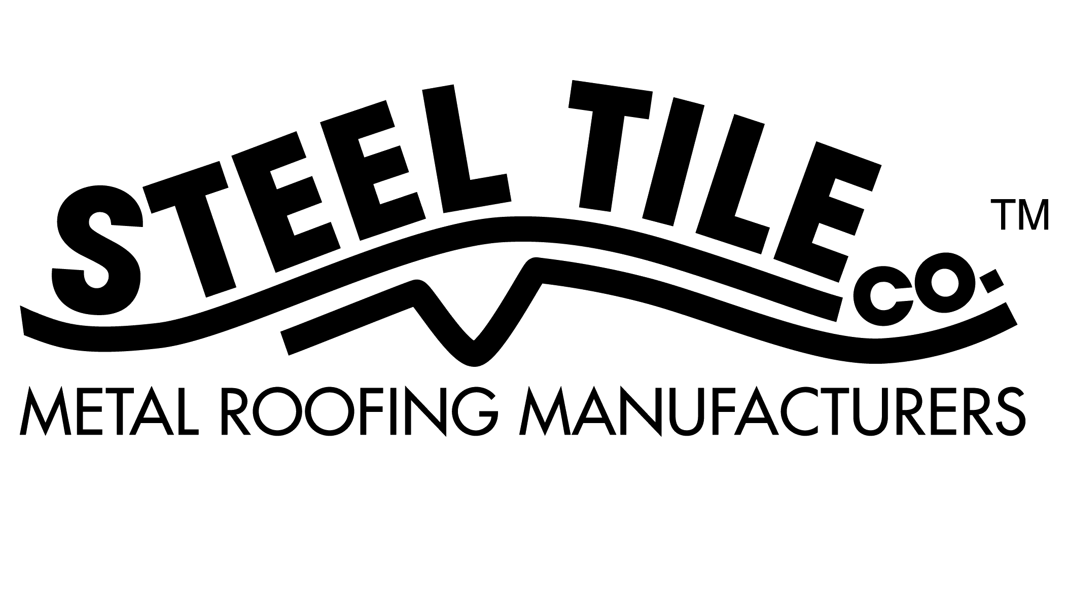 Steel tile roofing co logo